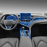 Autoinnenraum Mittelkonsole Transparent TPU Schutzfolie Kratzfeste Reparaturfolie Zubehör Refit, Für Toyota Camry 2018-2021