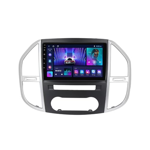 Android 12 Autoradio Für Benz Vito 3 2014-2020 Mit Wireless Carplay/Android Auto, 9 Zoll Auto Radio Touchscreen Unterstützt Bluetooth GPS Navigation RDS Mirrorlink WiFi Lenkradsteuerung (Size : M100S