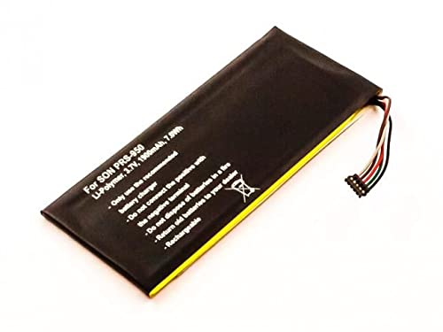 MicroBattery Battery for Tablet and eBook 7Wh Li-Pol 3.7V 1900mAh, MBTAB0034 (7Wh Li-Pol 3.7V 1900mAh)