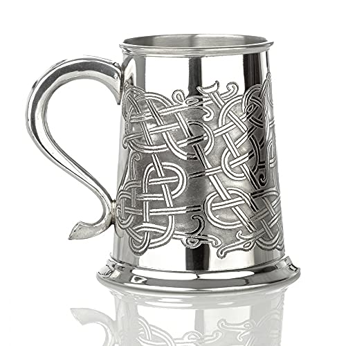 Eburya Celtic Pattern - Keltischer 1 Pint Bierkrug/Zinnkrug aus England