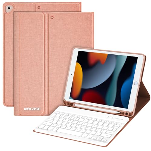 Tastaturhülle für iPad 9./8./7. Generation 2021/2020/2019, iPad 10.2/Pro 10.5 Tastaturhülle mit Stifthalter, abnehmbare Bluetooth-Tastatur für iPad 9./8./7. Generation/iPad Air 3/iPad Pro 10.5