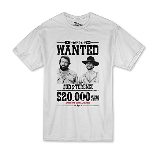Terence Hill Bud Spencer - Wanted $20.000 - Terence & Bud (Weiss) (5XL)