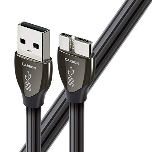 Audioquest 0.75 m Carbon Micro 3.0 0.75 m USB A Micro B Männlich Männlich Schwarz Kabel USB - Kabel USB (0,75 m, USB A, Micro B, 3.0 (3.1 Gen 1), männlich/männlich, schwarz)