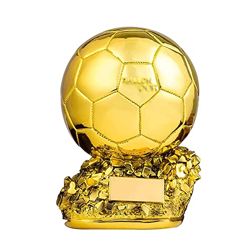 ADLUH Golden Globe Trophy Kann DIY Beste Ehre Individuelle Auszeichnung Ballon D'Or Fußball Championship Award MVP Souvenir Fan Fan Geburtstagsgeschenk 16cm