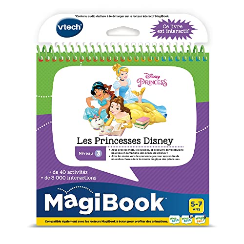 V Tech – MagiBook – Disney Prinzessinnen – Die verzauberten Worte – französische Version