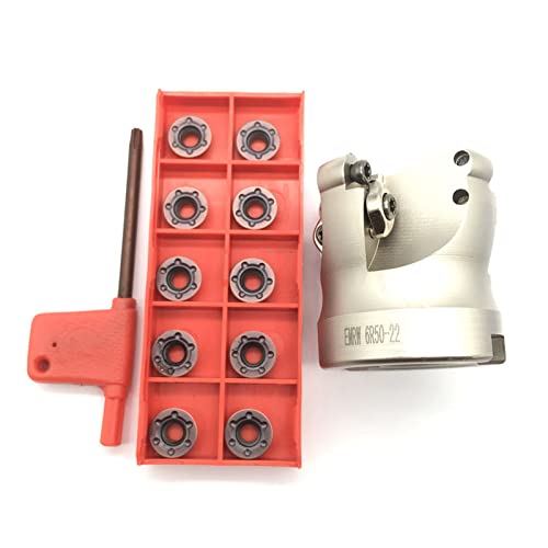 CNC-Fräser-Set Emrw Hartmetalleinsätze und Schraubenschlüssel-Drehwerkzeug (6r50-22 + RPMT1204)