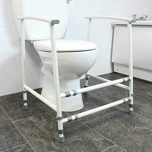 NRS Healthcare Nuvo Toilettenrahmen für Erwachsene für sicheren Support