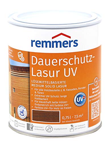 Remmers Dauerschutz-Lasur UV (750 ml, nussbaum)