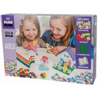 Plus Plus 52239 Konstruktionsspielzeug-Mini Basic 600-Learn to Build Pastel