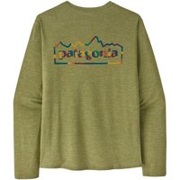 Patagonia - L/S Cap Cool Daily Graphic Shirt - Funktionsshirt Gr S oliv