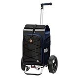 Andersen Einkaufstrolley - Tura Shopper Fado 2.0 blau 74 L Einkaufsroller,Freizeit,Thermo,XXL, Aluminium, Griff ergonomisch, klappbar,