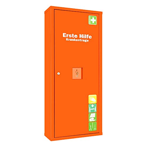 SÖHNGEN Anbauschrank SAFE für Erste-Hilfe-Material, orange, 49 x 20 x 112 cm aus Stahl, Art.-Nr. 502022