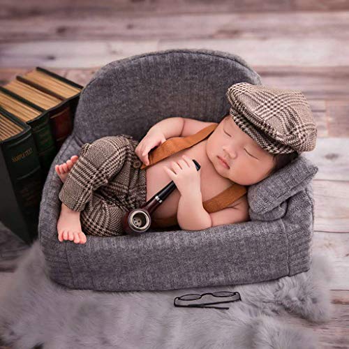 S-TROUBLE 4 Stück/Set Neugeborene Fotografie Requisiten Baby Posing Sofa Kissen Set Stuhl Dekoration