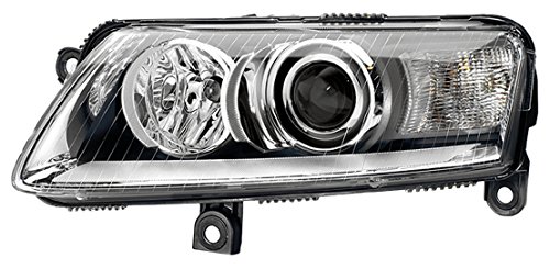HELLA 1EL 008 881-411 Bi-Xenon Hauptscheinwerfer, Links, Ohne Kurvenlicht, mit Glühlampen, mit Stellmotor für LWR