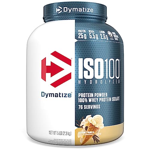 Dymatize ISO 100, Vanilla, 1er Pack (1 x 2.275 kg)