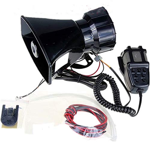 Yida 12V 80W 7 Tone Sound Auto Sirene Fahrzeug Horn mit Mic PA Lautsprechersystem Emergency Sound Amplifier Auto Siren Lautsprecher