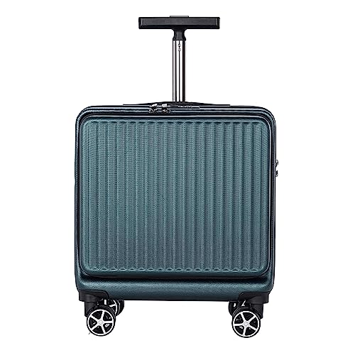 POCHY praktisch Koffer 16-Zoll-Koffer, Geschäftsreisen, Boarding, Handgepäck, Kratzfeste Hartschalenkoffer mit Rollen, tragbarer Koffer leicht zu bewegen