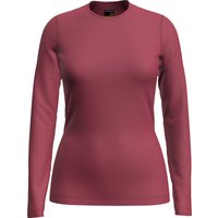 Icebreaker Merino Damen 200 Oasis Thermo-T-Shirt mit Rundhalsausschnitt, langärmelig, für kaltes Wetter, Electron Pink, Größe XL