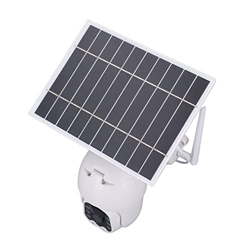 Oumefar Solar-Überwachungskamera, Kabellose Outdoor-Solar-Überwachungskamera P 1080P HD 360 ° PIR-Bewegungserkennungs-Außenkamera für Halle (2,4-GHz-WLAN)