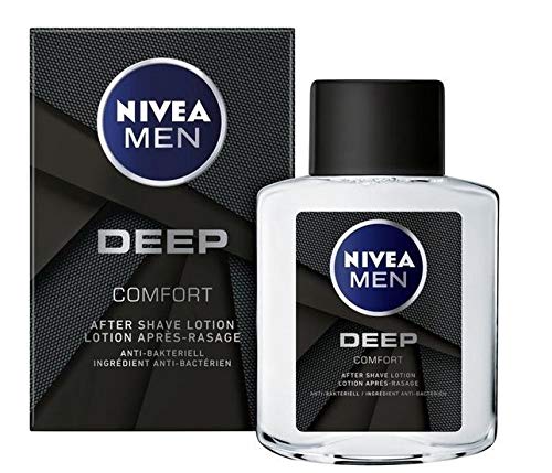 Nivea Men After Shave Lotion - Deep Comfort - 3er Pack (3 x 100ml)