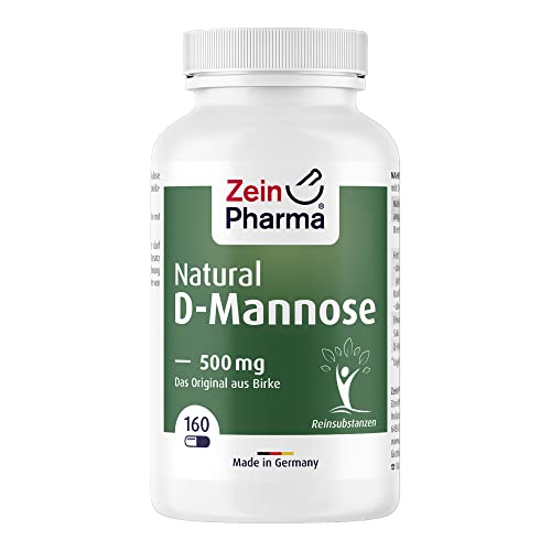 Zein Pharma Natural D-Mannose, 500mg - 160 Kapseln