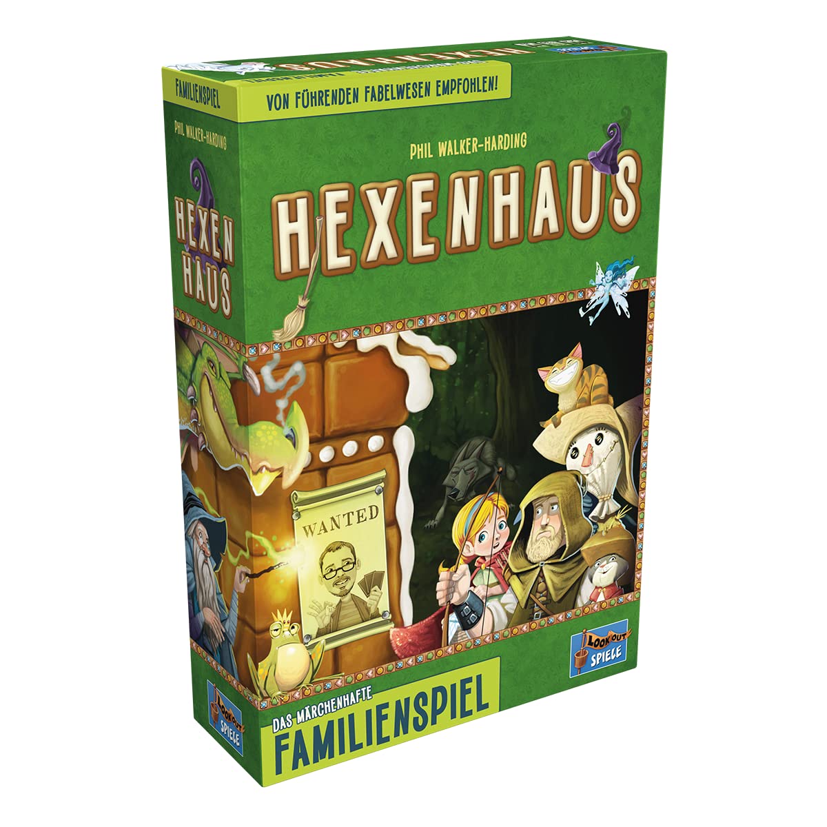 Lookout | Hexenhaus | Familienspiel | Legespiel | 2-4 Spieler | Ab 8+ Jahren | 30+ Minuten | Deutsch