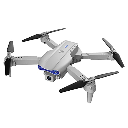 SunniMix Quadcopter Drohne mit Kamera Live-Video, k3 WiFi FPV Quadcopter mit 90 ° 4K HD Kamera Faltbare Drone 20 Minuten flugzeit, EIN Schlüssel Nehmen - 3 batterien Grau