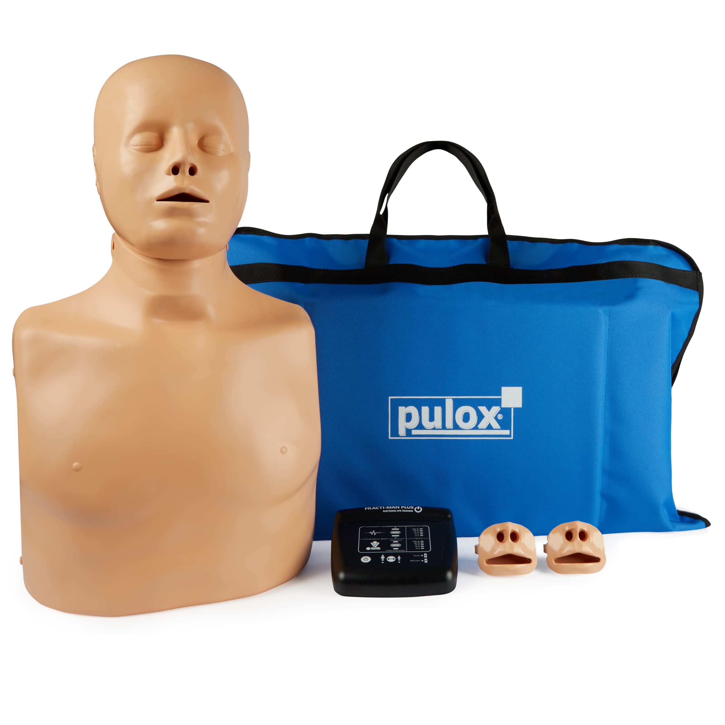 Trainingspuppe Practi-Man Plus - Erste Hilfe Reanimationspuppe CPR Übungspuppe mit direktem digitalen Feedback
