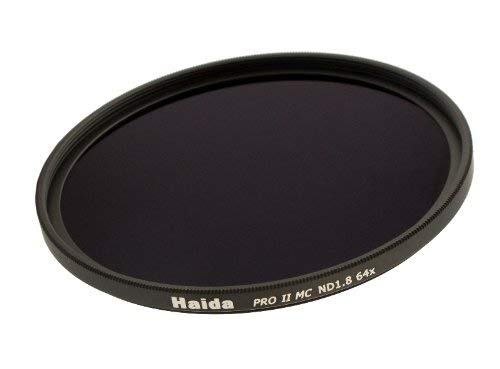 Haida PRO II Serie MC (mehrschichtvergütet) Neutral Graufilter ND64 - 72mm - Inkl. Cap mit Innengriff