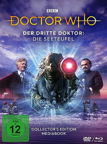 Doctor Who: Der Dritte Doktor - Die Seeteufel - Mediabook Edition (DVD & Blu-ray Combo) LTD.