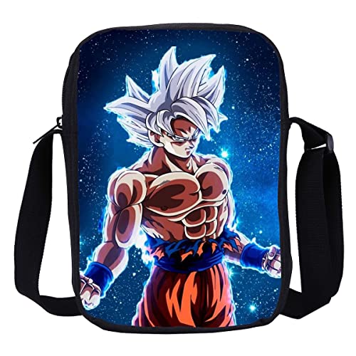 Undify Sun Goku Dragon Ball Schultertasche Messenger Bag Schultertasche Schultertasche Student Crossbody Bag, mehrfarbig, One Size
