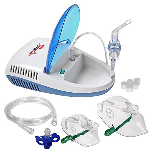 Maclean PR-820 Inhalator Inhaliergerät Set für Kinder und Erwachsene Vernebler Inhalation + Schnuller