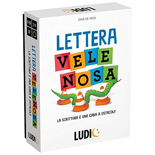 Ludic - La Buchstabe Velenosa - Gesellschaftsspiel für die ganze Familie