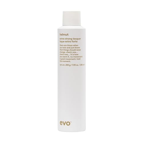 EVO helmut extra strong lacquer I Haarspray, Haarlack mit extra starkem Halt für alle Haartypen I für mehr Halt und Glanz I vegan, ohne Sulfate, 285 ml