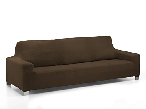 Martina Home Sofabezug Daytona, sehr elastisch, anpassungsfähig 4 Plätze 4 Plätze Schokoladenbraun