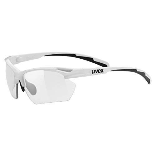 Uvex Erwachsene sportstyle 802 small vario Sportsonnenbrille, White, One Size
