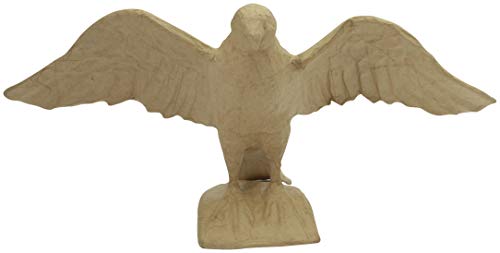 Décopatch MA031C - Figur aus Pappmaché, Falke, 21x52x22cm, 1 Stück