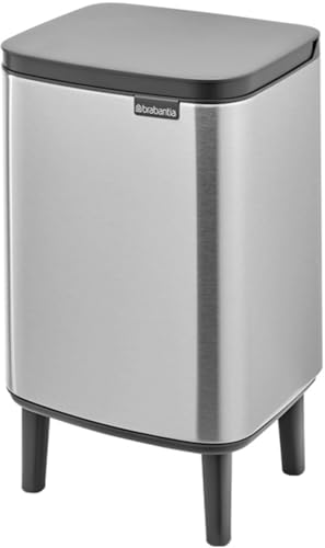 Brabantia 227189 Mülleimer Bo Hi, 7L, Matt Steel Fingerprint Proof