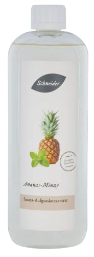 Saunabedarf Schneider - Aufgusskonzentrat Ananas - Minze - fruchtig-frischer Saunaaufguss - 1000ml Inhalt