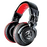 Numark Red Wave Carbon - Leichter, hochwertiger Full-Range-DJ-Kopfhörer mit Drehgelenken, 50 mm-Treibern, abziehbarem Kabel, 3,5 mm-Adapter und Tasche