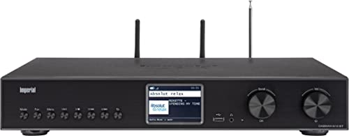 Imperial Radio-Hi-Fi-Tuner i510 BT, DAB+/UKW/Internetradio, Bluetooth-Transceiver, USB-Aufnahme