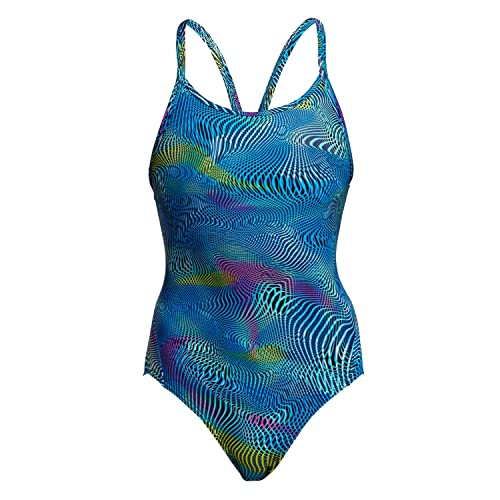 Funkita Badeanzug Damen Wires Crossed, Größe:40