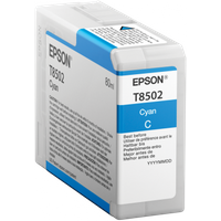 Epson T850200 - High Capacity - Cyan - Original - Tintenpatrone - für SureColor P800 (C13T850200)