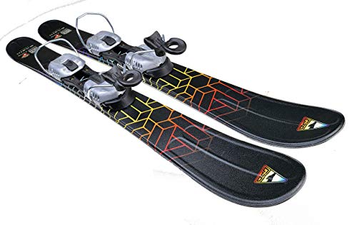 GPO Snowblade Hot Stamp | Kurz-Ski inkl. GC-201-Bindung | 99 cm Länge | Big-Foot-Ski Herren und Damen