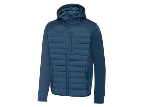 Crivit Herren Outdoor Hybridjacke Wasser & Windabweisend Herbstjacke Jacke (DE/NL/SE/PL, Alphanumerisch, XL, Regular, Regular, blau)