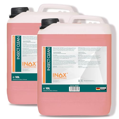 INOX® Insektenreiniger Insektenentferner Konzentrat, 2 x 10L - Reiniger für die Fahrzeugpflege