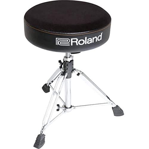 Runder Roland Drum-Hocker mit Velour-Sitz - RDT-R