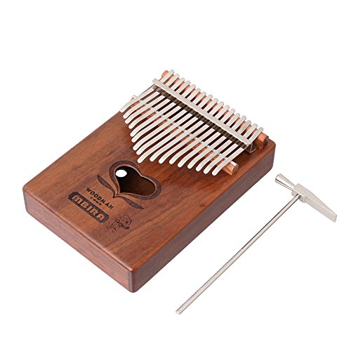 Lyws Tiger, Holz, Ton C-Schlüssel 17 Kalimba Mbira Thumb Piano Woodman