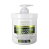 Green Coffee Bean Oil Thermo-firming Cream 16oz Spa Size by Advanced Clinicals