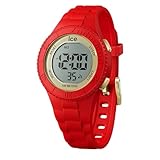 ICE-WATCH Montre Enfant Ice Digit Red Gold S